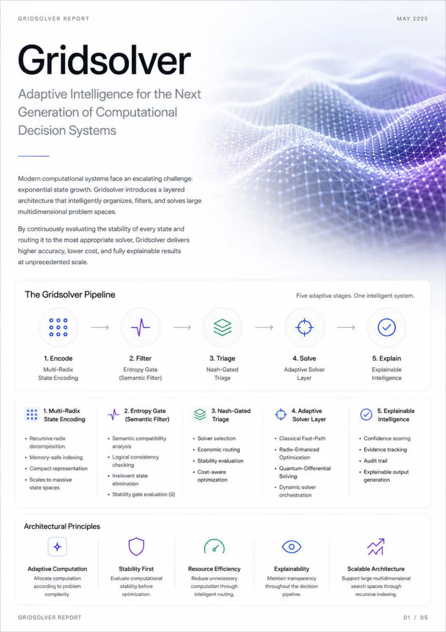 Cover of Gridsolver White Paper